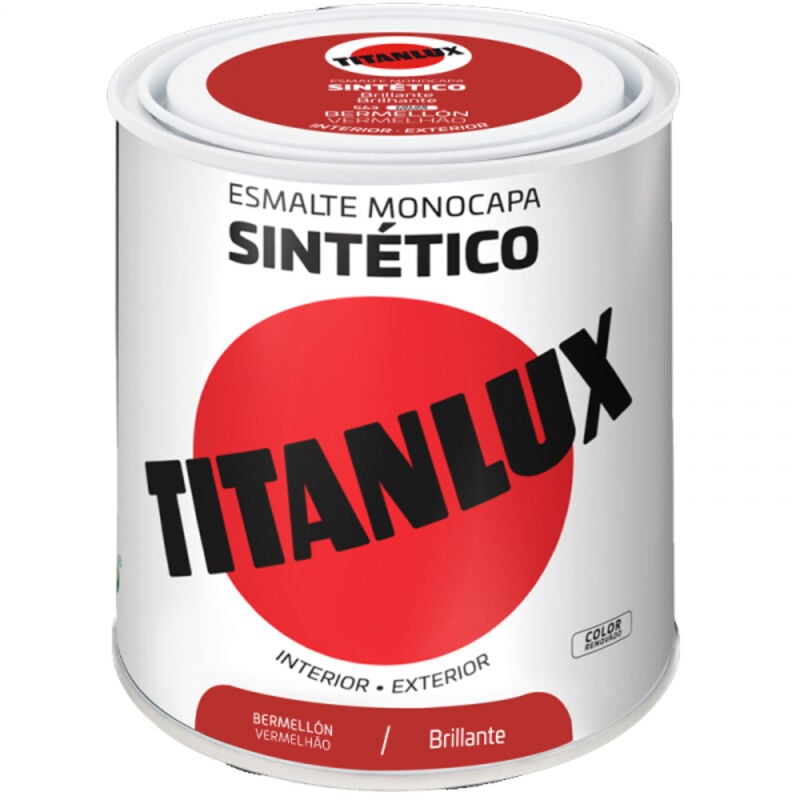 Titan - Email vermillon 750ml 563 lux