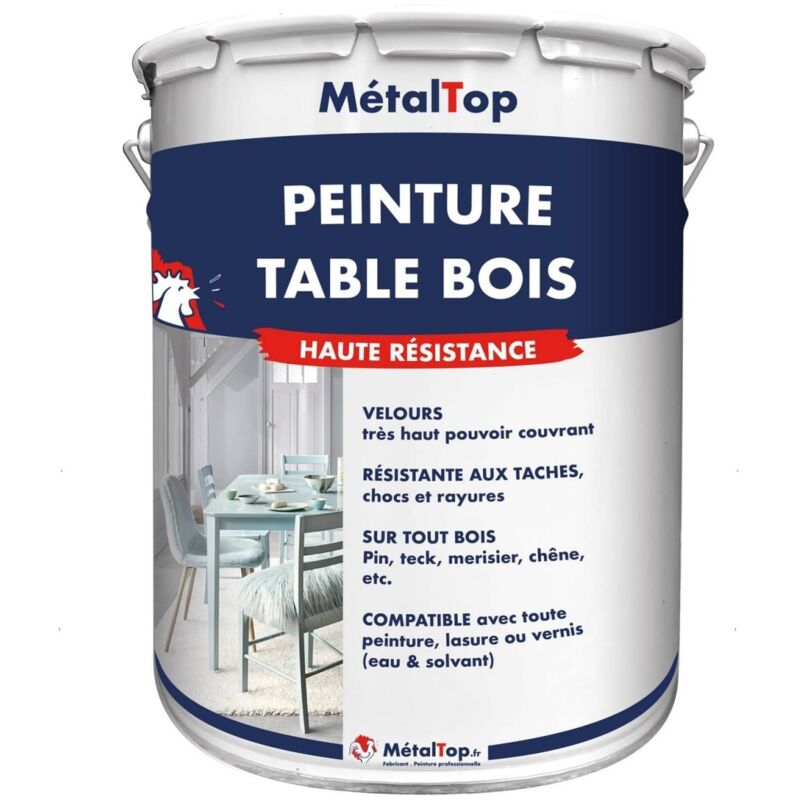 Peinture Table Bois - Pot 1 l - 8028 - Brun terre Metaltop