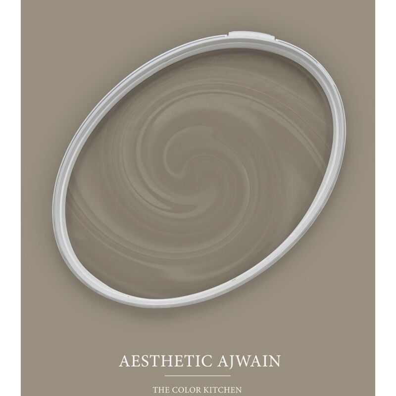 Peinture taupe foncé mat moderne et résistante Peinture facile à appliquer Peinture The Color Kitchen TCK1020 2,5L - Taupe