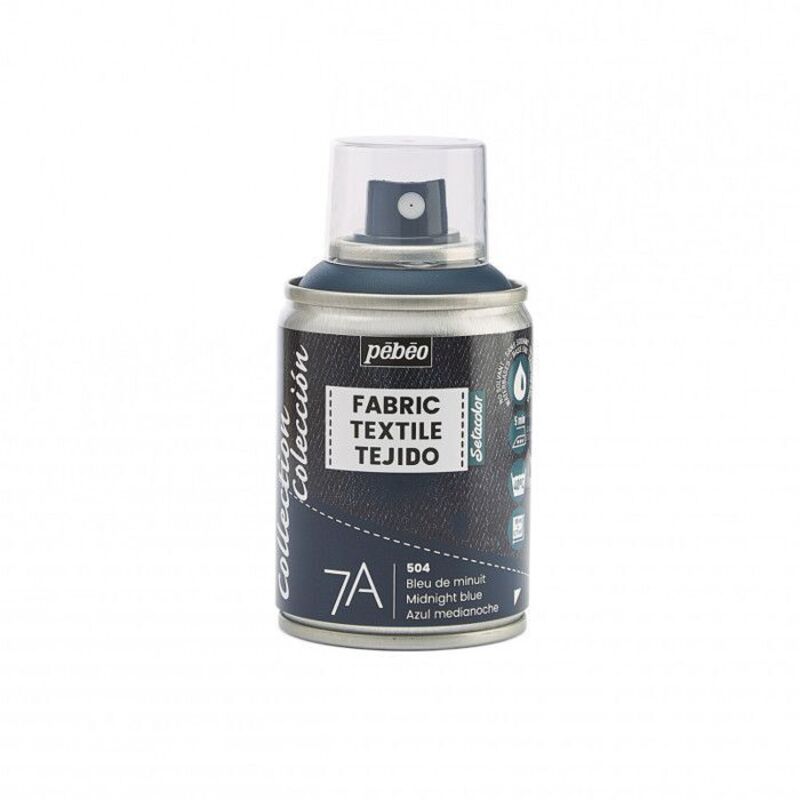 Peinture textile SPRAY Pébéo 7A BLEU NORD 100ml aérosol textile 504