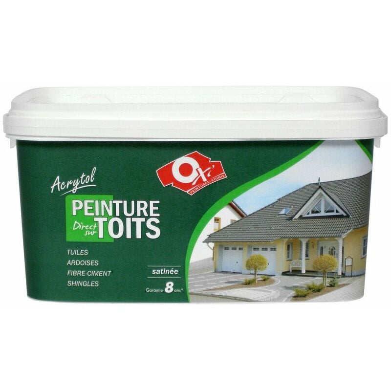 Acrytol Toit Ocre Rouge 2l5 - OXI