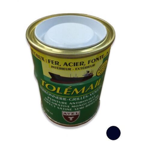 Peinture TOLEMAIL Ferronnerie, 100 ml BLEU MARINE