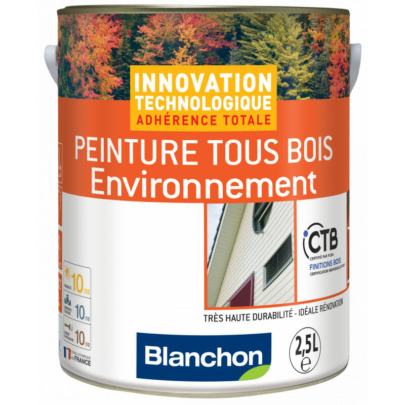 Peinture tous bois environnement 2.5L