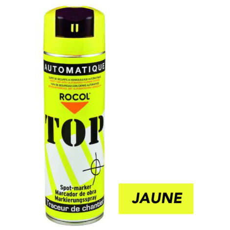 PEINTURE TRACEUR DE CHANTIER (W801801GROUPE).- Jaune fluo -