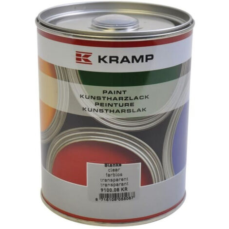 Peinture transparente 1 L 910008KR, compatible avec les machines Kramp