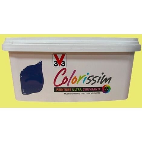 Peinture V33 Colorissim Mat Vert printemps n°57 2,5 L