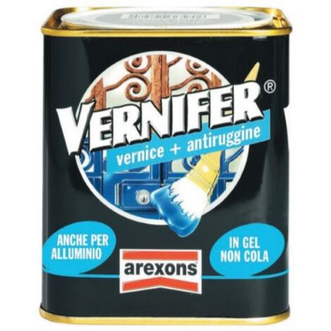 Peinture Vernifer + brillance antirouille 750 ml couleur vert e'meraude 4871 application directe peinture antirouille peinture e'mail