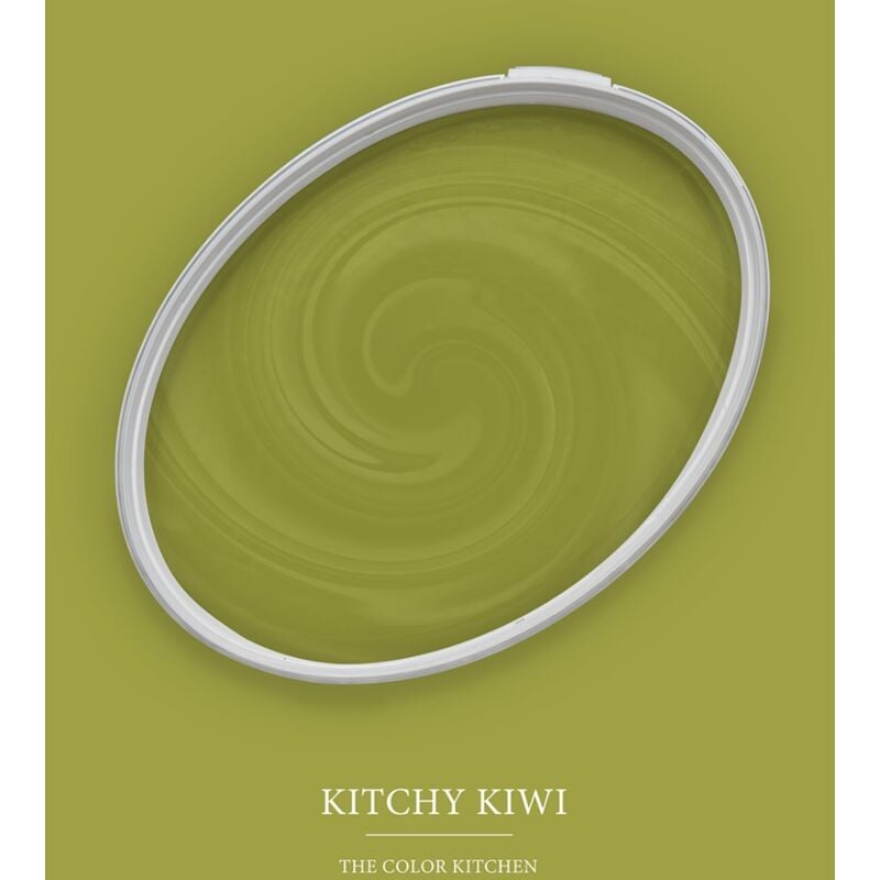 Peinture vert kiwi mat moderne et résistante Peinture facile à appliquer Peinture The Color Kitchen TCK4009 2,5L - Vert