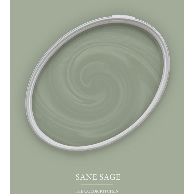 Peinture vert pâle mat moderne et résistante Peinture facile à appliquer Peinture The Color Kitchen TCK4004 2,5L - Vert