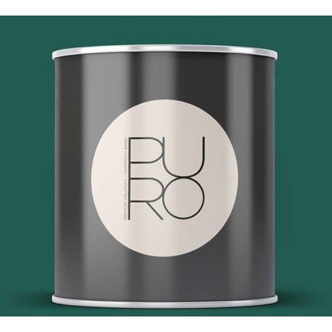 Peinture vert sapin mat moderne et résistante Peinture satinée facile à appliquer Peinture PURO Premium C5000 1L