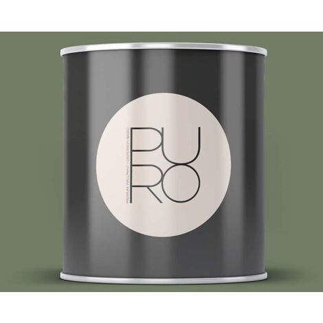 Peinture vert sapin mat moderne et résistante Peinture satinée facile à appliquer Peinture PURO Premium C5005 2,5L