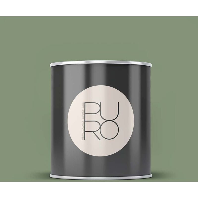 Peinture vert sauge mat moderne et résistante Peinture satinée facile à appliquer Peinture puro Premium C5003 5L - Vert