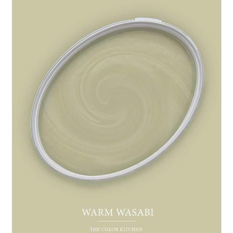 Peinture vert wasabi mat moderne et résistante Peinture facile à appliquer Peinture The Color Kitchen TCK4001 2,5L - Vert