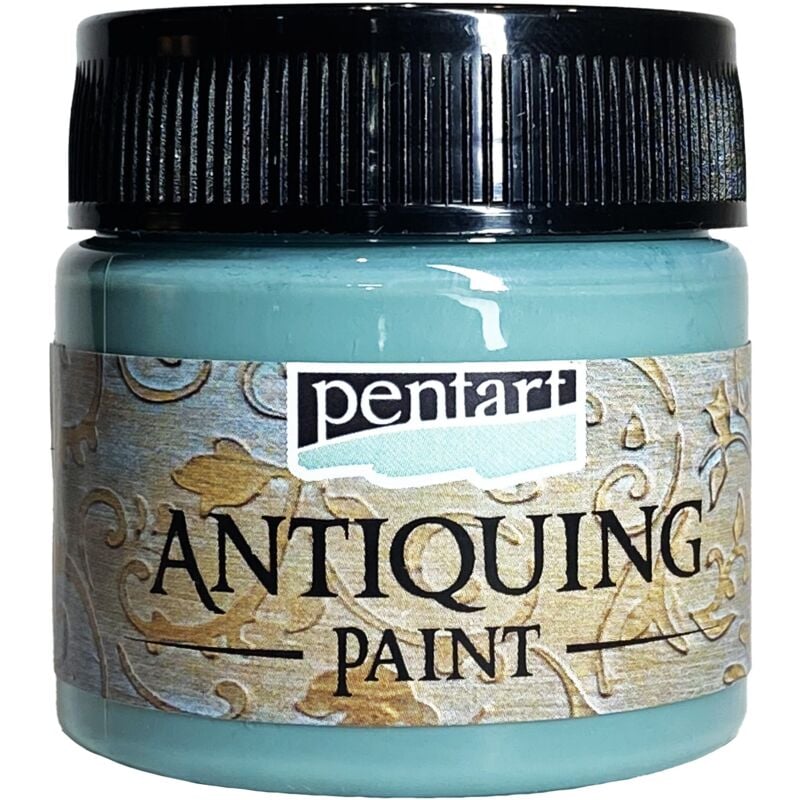Peinture vieillissante Pentart, effet antique vintage, 50ml PATINE VERTE