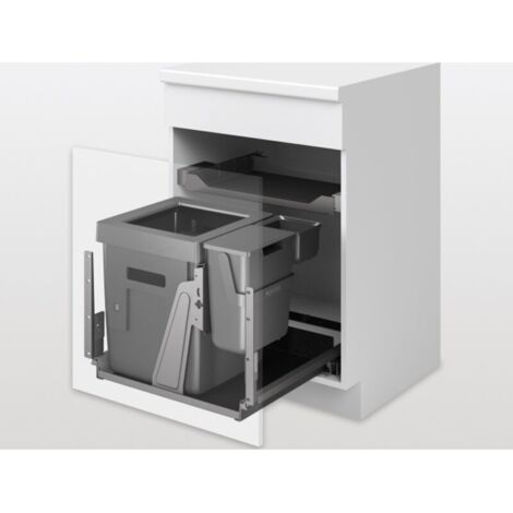 PEKA Abfallsystem Oeko Complet KB 550/600 T 540 mm Anthrazit