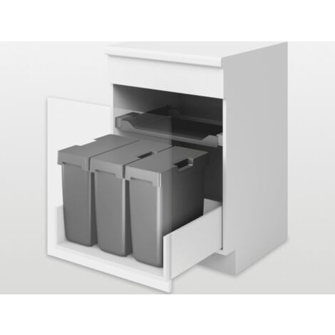 peka Abfallsystem Oeko Universal 17+17+17L EB600 anthrazit