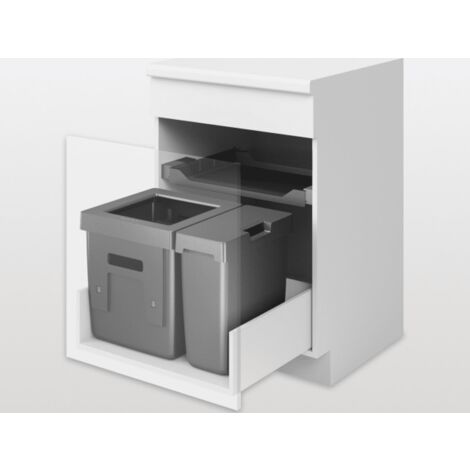 peka Abfallsystem Oeko Universal 40+17L EB600 anthrazit
