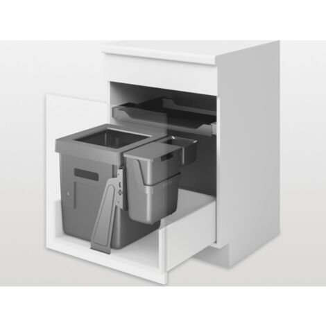 peka Abfallsystem Oeko Universal 40+6+1.2L EB550/600 anthrazit