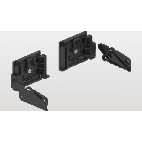 peka Auszugsarretierung Click Stop Set li+re Extendo+Holztablarauszug anthrazit