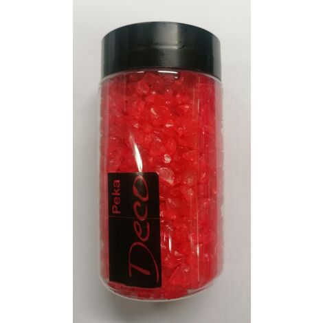 PEKA DECO - SASSI VETRO 350ML ROSSI