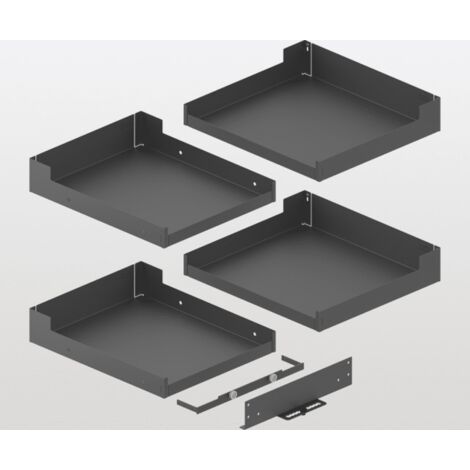 peka Einhängetablar-Set Liro 500 Magic Corner Comfort anthrazit