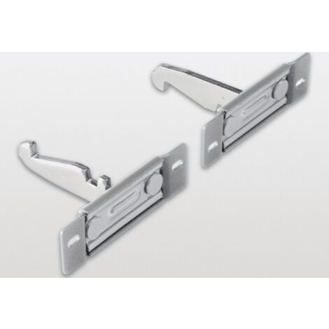 peka Fronthalter-Set 150/200/250 Hochschrank Standard silber