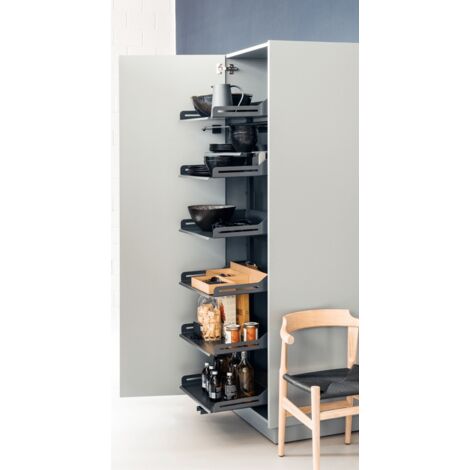 peka Hochschrankauszug Set - Pleno Standard mind.lichte Höhe 1600 mm,  4 Tablare