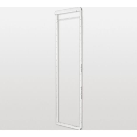 peka Höhenverstellbarer Rohrrahmen 1200-1600 Hochschrank Standard weiss