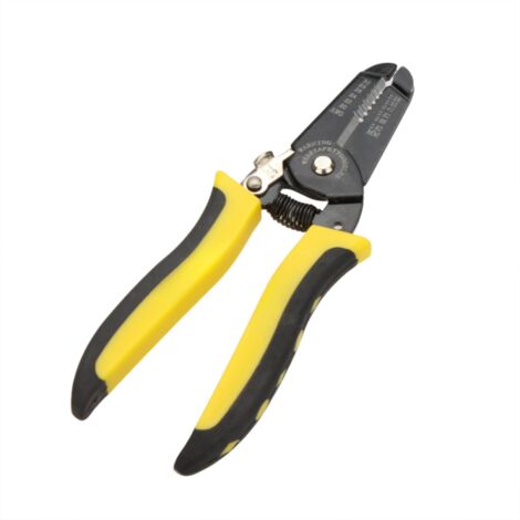 Pelacables de precisión TU-2023, 30-20 AWG (0,25-0,8 mm²), corta y pela en una sola herramienta, mango ergonómico con retorno por resorte.