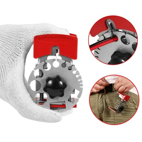 Pelacables portátil universal para cables eléctricos, pelacables rápido, cortador de cables, herramienta de crimpado multifuncional