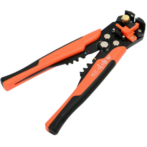 Pelacables y crimpadora multifuncional automática 8 pulgadas – Herramienta profesional para electricista, corte y crimpado preciso