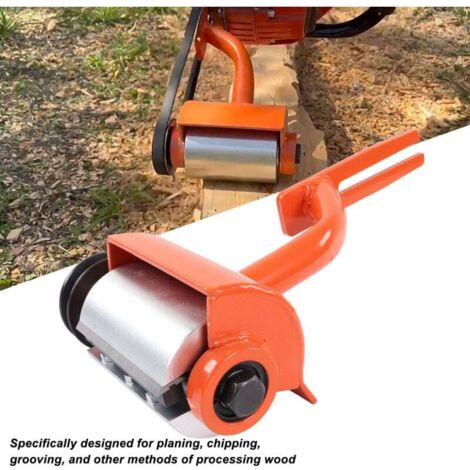 Peladora de madera multifuncional, peladora de troncos, herramienta de descortezado, accesorio de motosierra con 6 cuchillas extendidas para Husqvarna