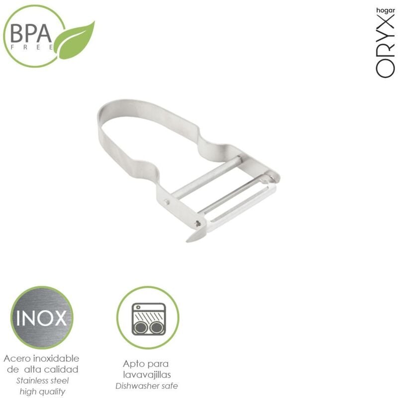 

Pelapatatas acero inox 5 x 10,6 (alt.) cm.