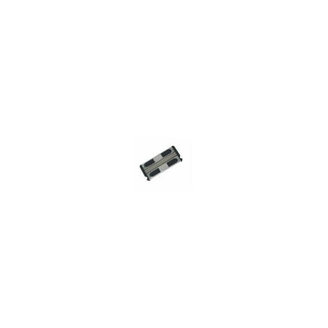 Peldaño doble de seguridad antideslizante de acero inoxidable A316. Incluye tornillos. Para escalera de piscina de ancho 50 cm
