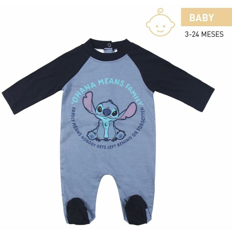 

Stitch Pelele de Manga Larga para Bebé Stitch Azul 18 Meses