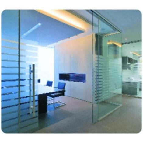Película adhesiva de privacidad opaca blanca 75X150 Puertas Puerta Ventanas Ventana