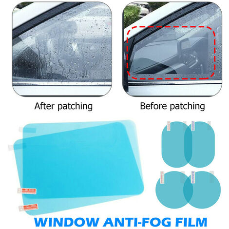 2 pièces rétroviseur latéral de voiture étanche Film Anti-buée Film de verre de fenêtre latérale peut protéger votre Vision en conduisant les jours de pluie