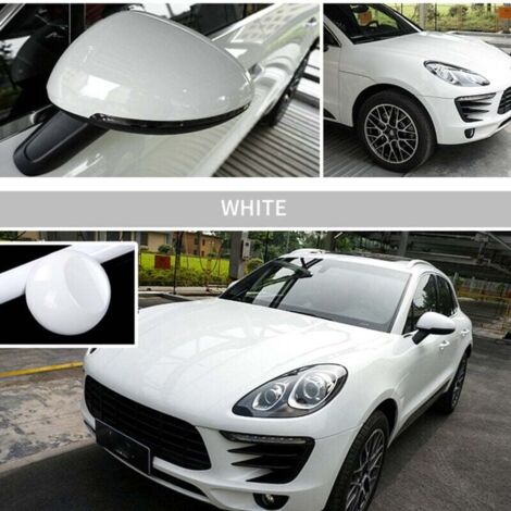 Película de vinilo estirable brillante para coche, deflector de aire, adhesivo protector, accesorios de estilo
