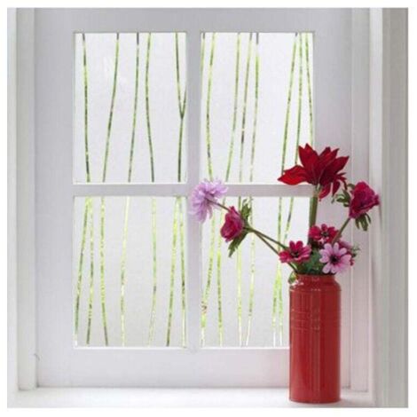Película estática para ventanas (30 x 200 cm), opaca, autoadhesiva y decorativa para cocina, dormitorio y baño (1 unidad)