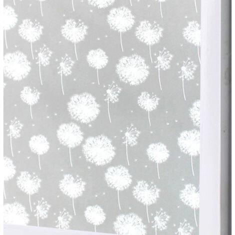 Película opaca para ventana de 45 x 200 cm, película electrostática para ventana, película anti-mirones, autoadhesiva, fácil de instalar, reutilizable para dormitorio