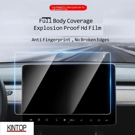 Película protectora de vidrio templado para pantalla de coche Tesla modelo 3 /X, accesorios para navegador, pantalla táctil HD