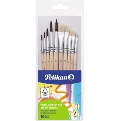 Pelikan Pinsel-Set PI10/SB 700405 sortiert 10 St./Pack.
