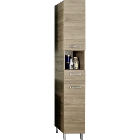 Pelipal Hochschrank Offenbach 195,5 x 30 x 33 cm Badezimmerschrank Badschrank