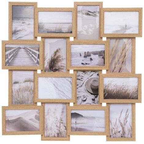 Pell-mell - madera - 16 fotos - Atmosphera créateur d'intérieur