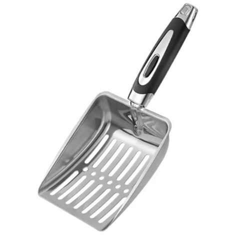 Pelle à cendres creuse pour cheminée, tamis en métal résistant à la chaleur, outil de nettoyage efficace de séparation du charbon, poêles à bois 25,5 x 10,8 cm