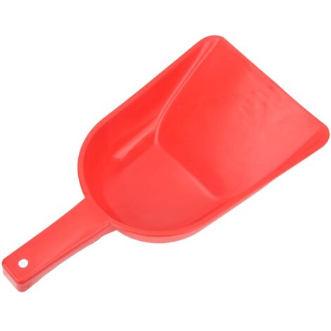 Pelle à glace en plastique PE avec crochet - Facile à nettoyer, idéale pour réfrigérateur et neige - Rouge