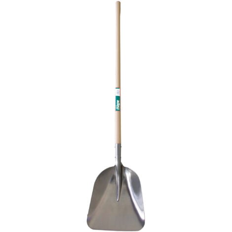 Pelle à grain ou neige aluminium  emmanché 1,20 m 40 x 33
