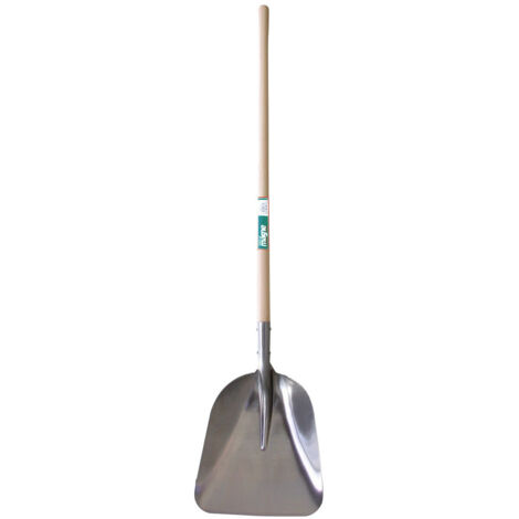 Pelle à grain ou neige aluminium  emmanché 1,20 m 40 x 33