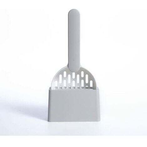 Pelle À Litière En Plastique Abs Pour Chat Outil De Nettoyage Pour Nettoyer Crottes De Chat - Gris
