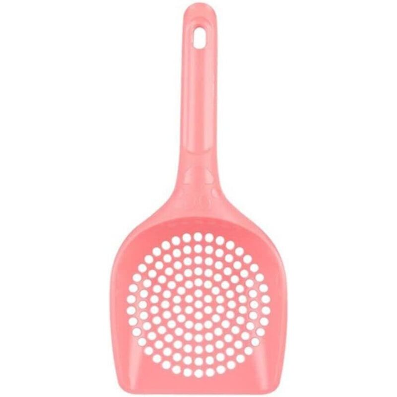 Pelle à litière en plastique rose pour chat pour le soin des animaux de compagnie, pelle à litière, outil de nettoyage creux, fournitures pour